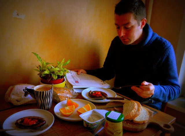 Andreas Moser breakfast