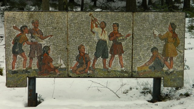 Grutas Park mosaic pioneers