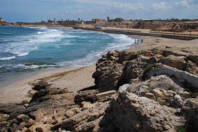 Caesarea beach