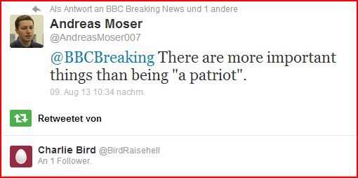 retweet to 1 follower