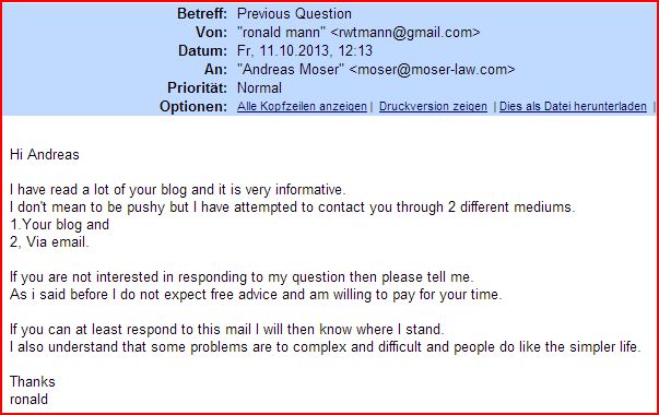 e-mail Ronald Mann pushy paradox