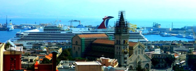 cruise ship cathedral Messina