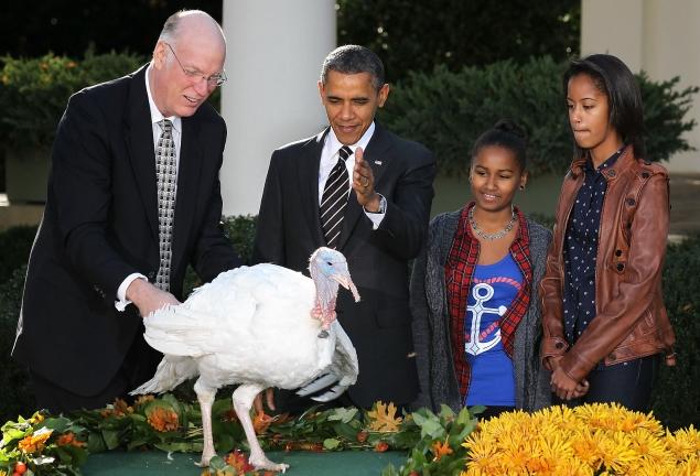 Thanksgiving turkey pardon Obama
