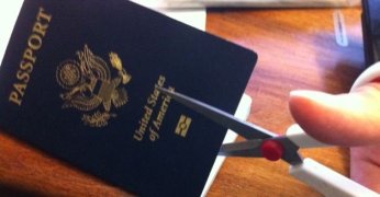 passport cut in half