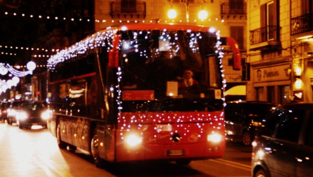 Santa Claus bus