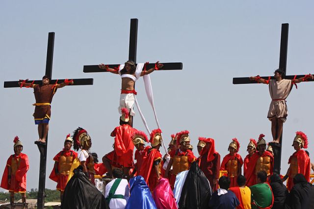Philippines crucifixion Easter 2