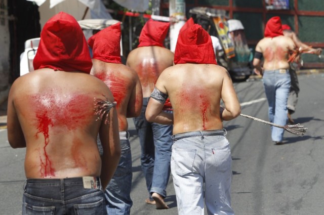 Philippines flagellation Easter 3