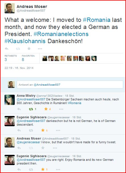 Tweet Klaus Iohannis