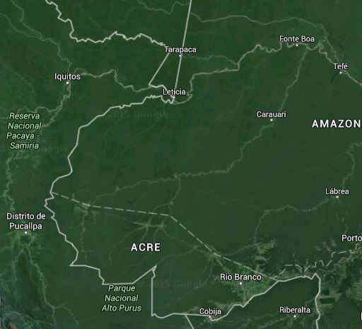 The lines are rivers and borders, not roads. There are no roads.