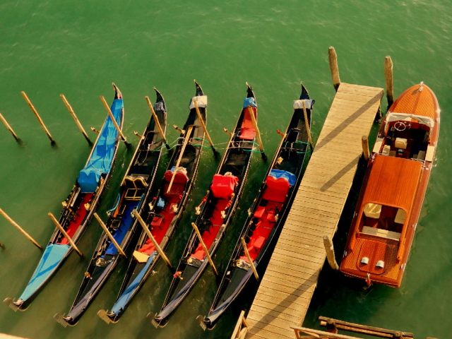 gondolas Venice