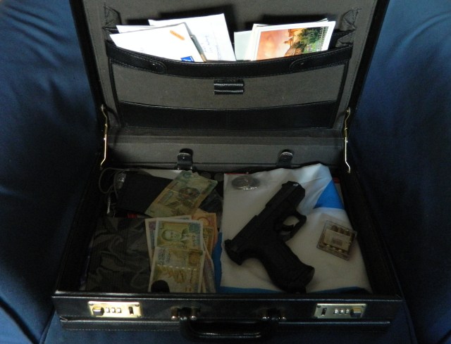spy suitcase