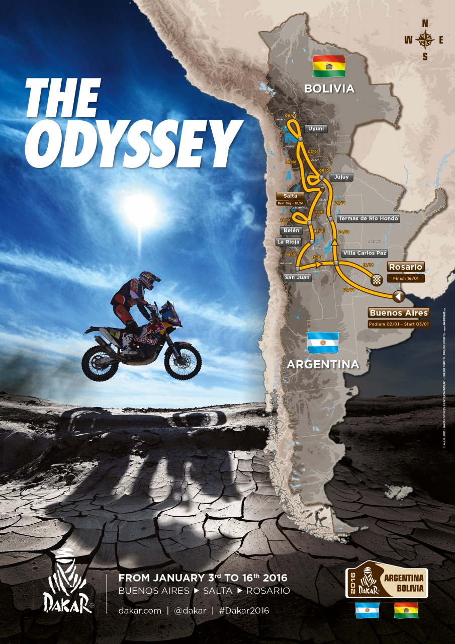 Dakar 2016 map