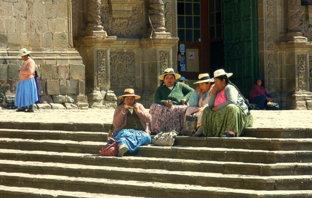 women bored after church.JPG