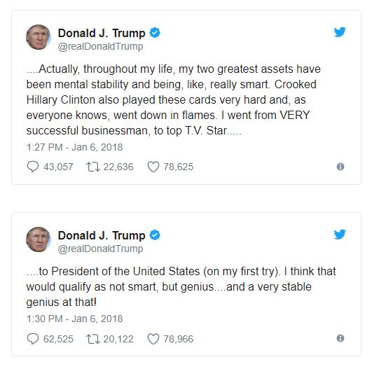 Trump genius smart